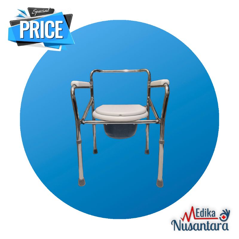 Commode Chair Toilet Duduk Deluxe Original Juara / Kursi BAB / Pispot Buang Air Besar