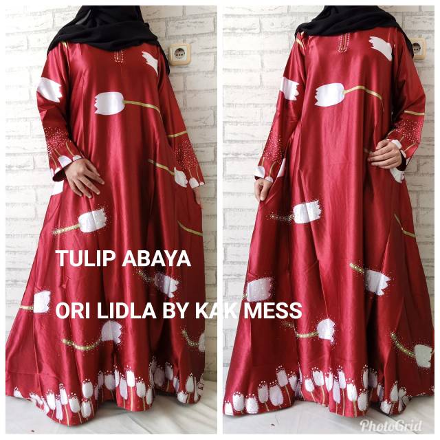 ABAYA TULIP ORI LIDLA KAK MESS