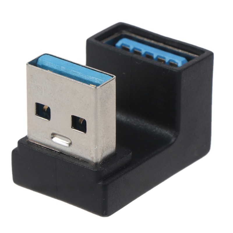 Vivi 180 Derajat Kualitas Tinggi° Kabel Adapter Converter USB 3.0 A Male Ke Female 180 Derajat Untuk Laptop / PC