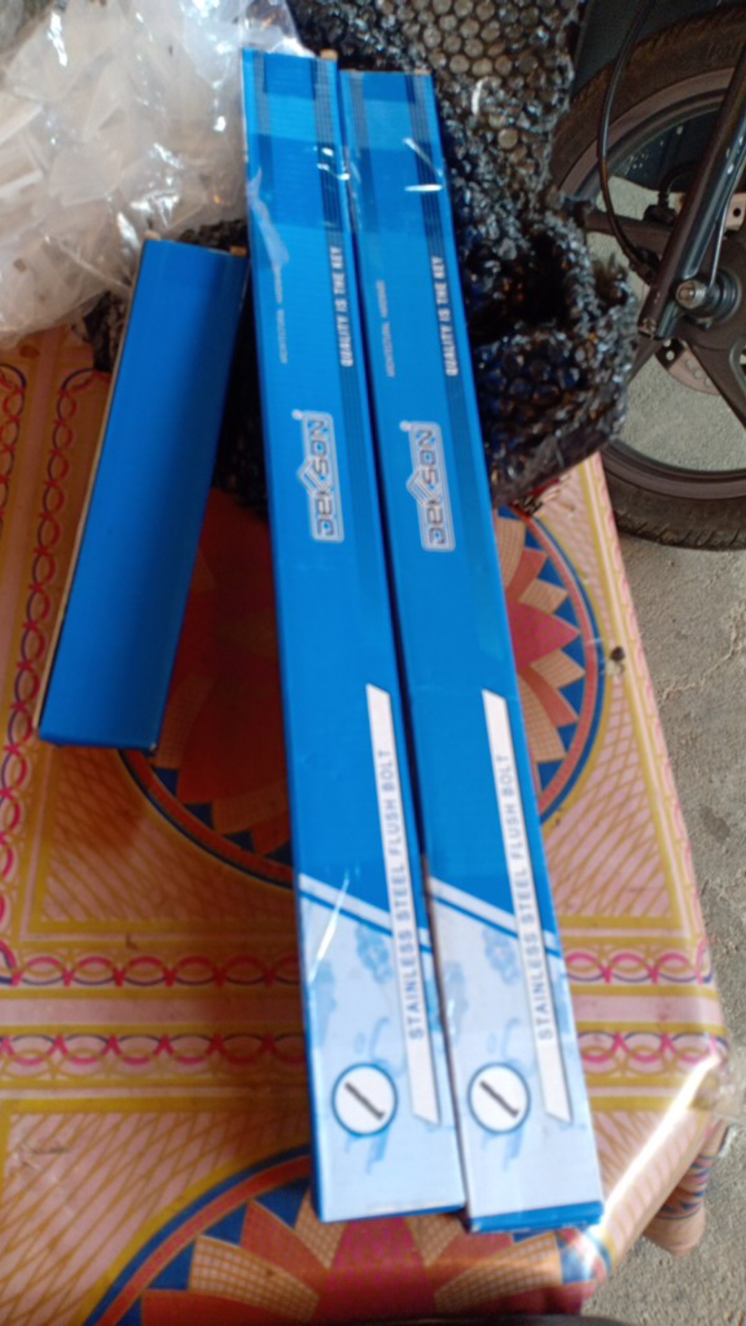 Selot Pintu Tanam Dekkson Fb 050 18 Inch / Flush Bolt / Selot Tanam / Selot Pintu