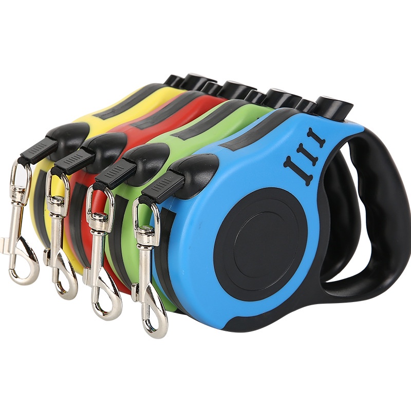 Tali Tuntun Anjing/Kucing 3 M dan 5 M  Retractable Dog Leash