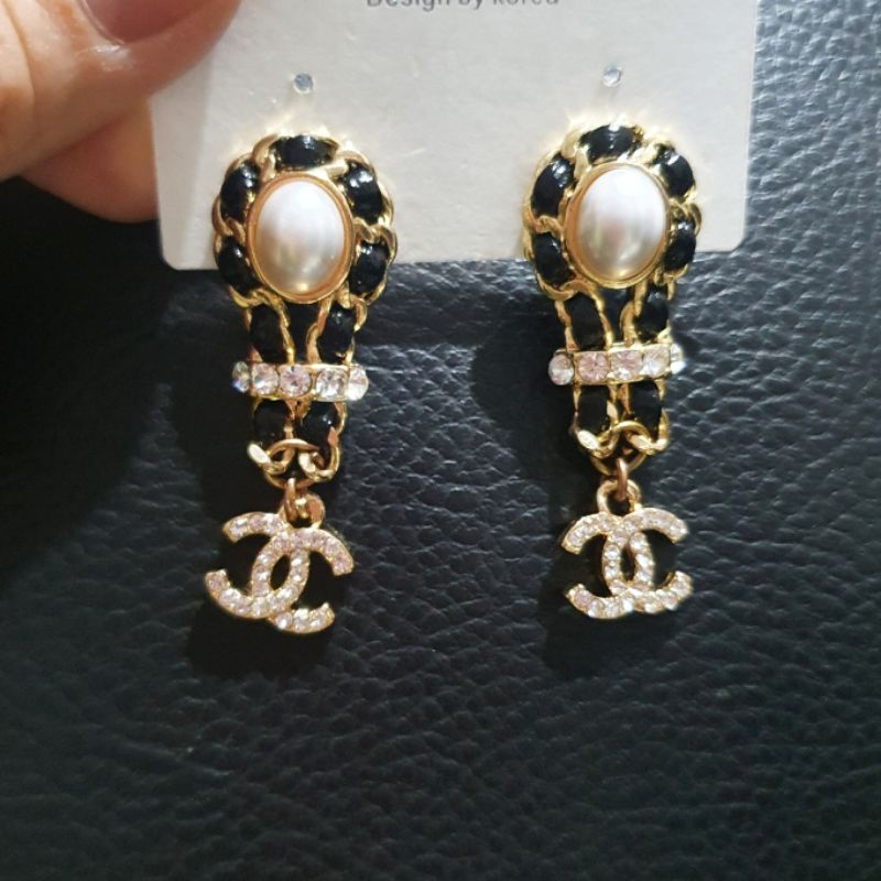 Anting Premium Lapis Silver925 perak Premium Quality platgold Mix Kulit Anti Karat Anti Alergi Earring a3