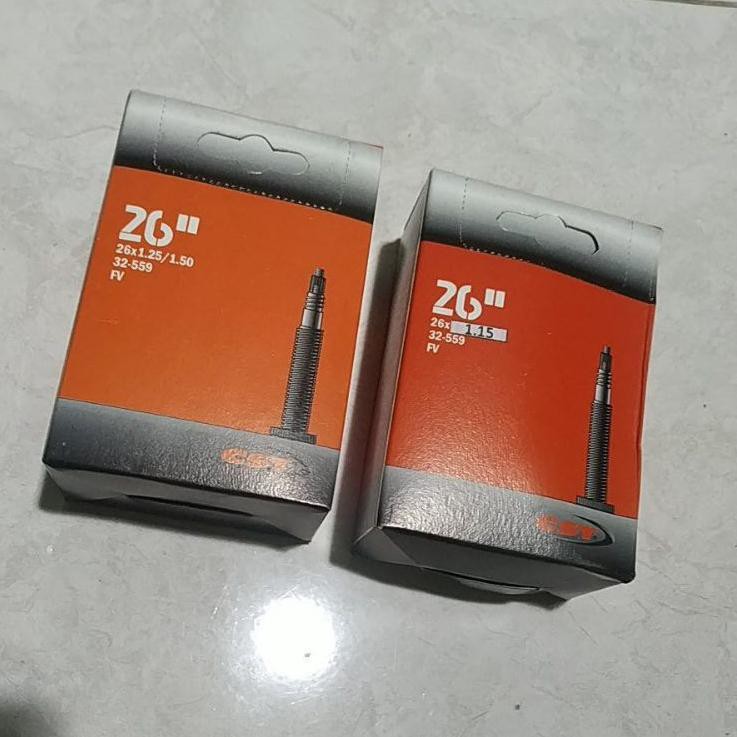Grosiran Murah ban dalam cst 26" pentil presta kecil 26x 1.25 / 1.50 FV dan 1.15