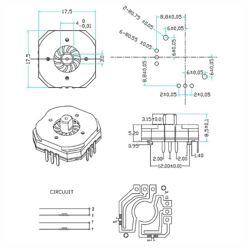 Btsg 2Pcs Joystick Analog 3D Untuk PSP