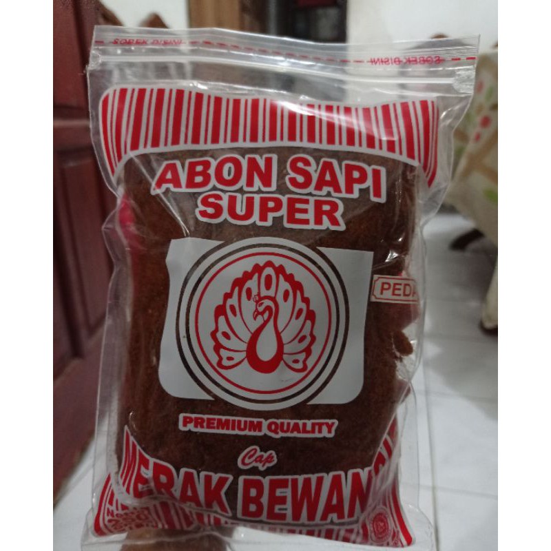 Abon sapi premium merak bewangi 250 gram