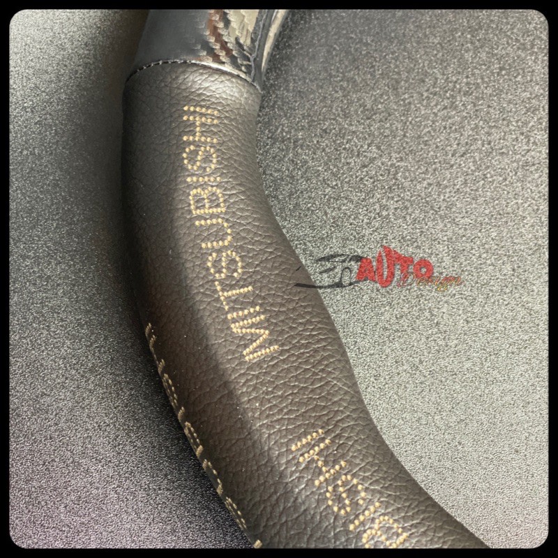 Cover Setir Sarung Stir Mobil Motif Carbon Fiber Honda Toyota Mitsubishi Daihatsu