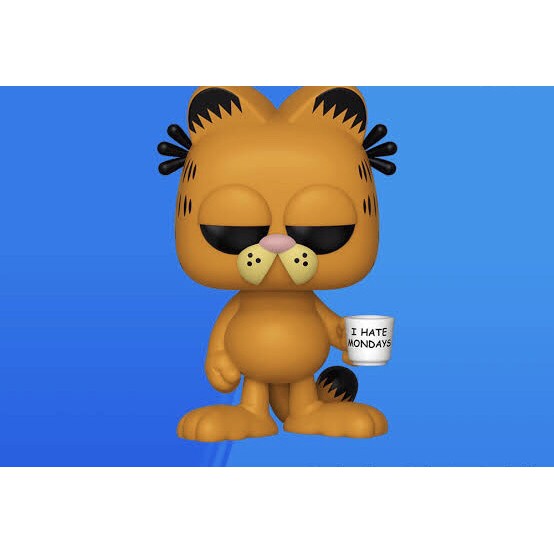 funko garfield with mug