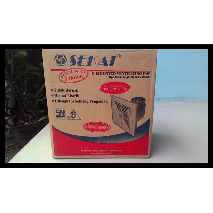 Exhaust Fan Sekai Mvf-893 Ceilling Fan 8 Inch