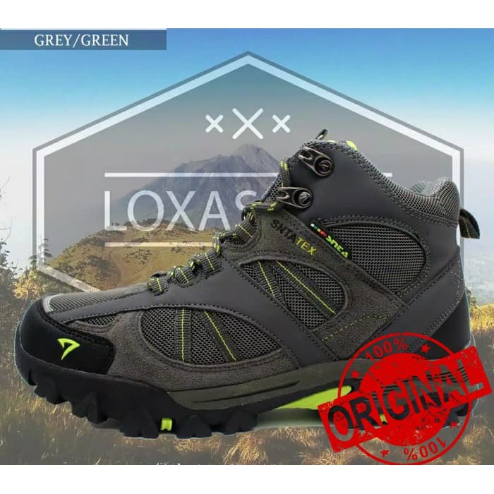 Sepatu Gunung - Sepatu Outdoor - Sepatu Tracking - Sepatu Hiking SNTA - Hitam