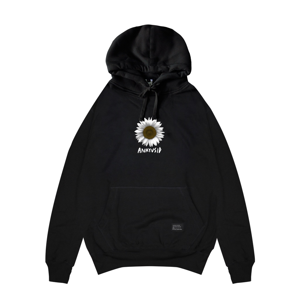 anayusid | jaket pullover hoodie black | sunflower /j2015010214