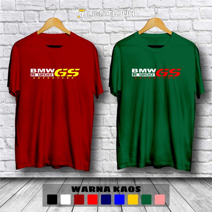 Kaos BMW GS R1200 Adventure Logo Baju Distro