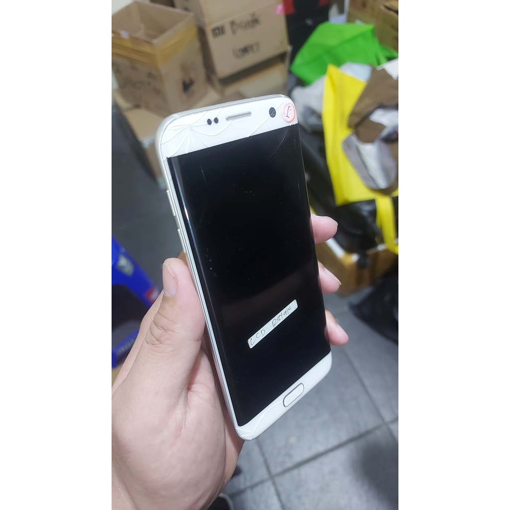 Samsung S7 Edge 32 GB DOCOMO - LCD PECAH - UNIT MINUS - Fullset - 32GB - COD JKT