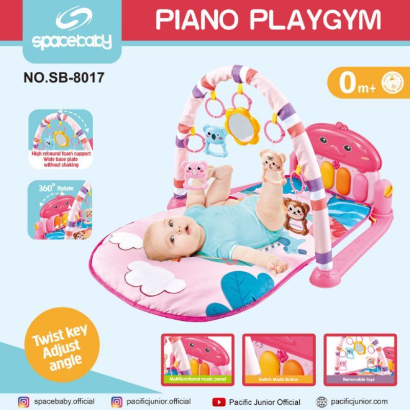 Mainan bayi playmat gym musical