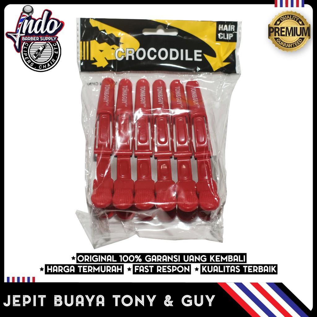 Jepit Rambut Buaya / Jepitan Salon Jepit Buaya Crocodile PER 1PCS