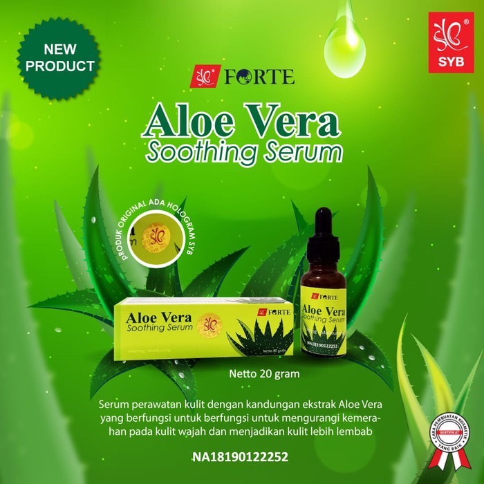 SYB Serum Forte Soothing Aloe Vera 20 Gram