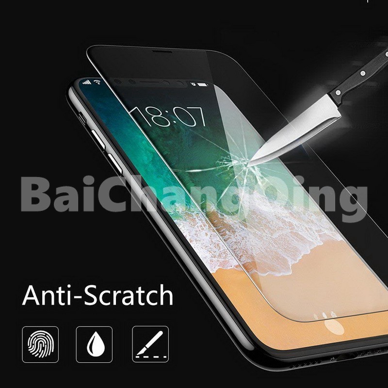 Pelindung Layar Tempered Glass untuk iPhone 6 / 7 / 8 / Plus / X / XR / Max / Blu-Ray / Blu-Ray