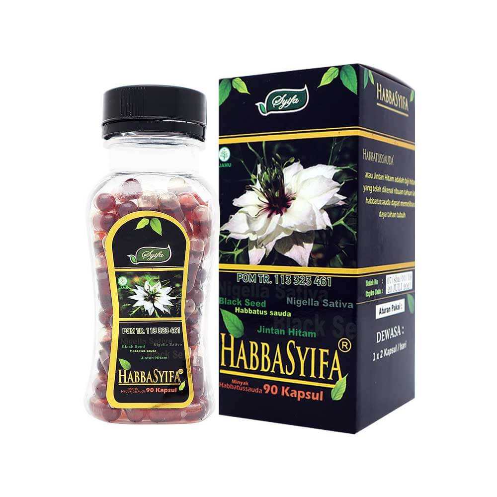 Habbasyifa 90 KAPSUL | Minyak Habbatussauda Black Seed Oil 90 Kapsul