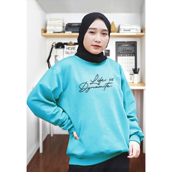 Kaos Lengan Panjang dynamite/ Kaos Sweatshirt / Atasan Wanita / Atasan Wanita Lengan Panjang