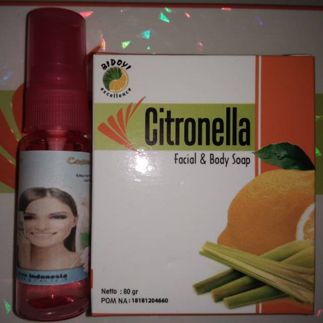 Paket promo bidoyi citronella + serum cosme refill 20ml