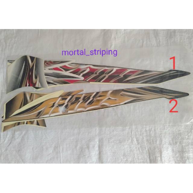 STIKER & STRIPING LIS BODY MIO SOUL 2010 STANDAR