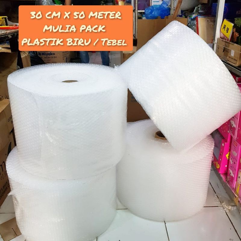 

Bubble Wrap Ukuran 30CM × 50M ( Gosend Sameday Max 2 Roll, Gosend Instan Max 8 Roll ) M1