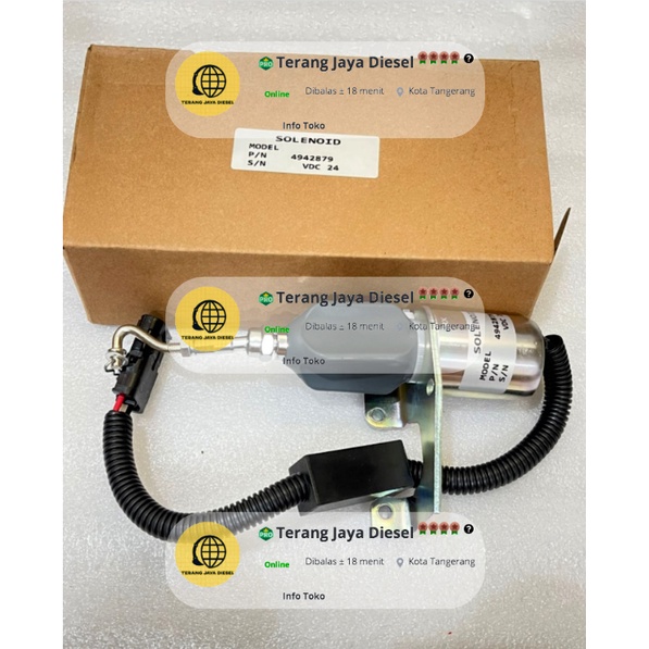 Fuel Stop / Fuel Shut Off Solenoid Cummins 4942879 SA-3742 24V