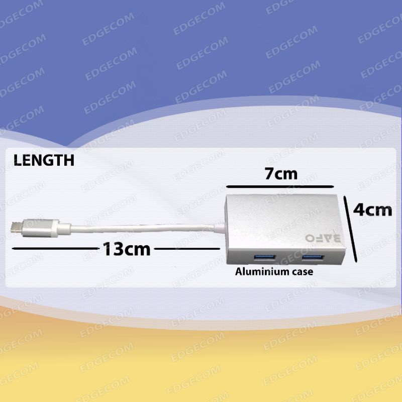 BAFO USB 3.1 TYPE C to USB 3.0 Hub 4 Port BF-4331
