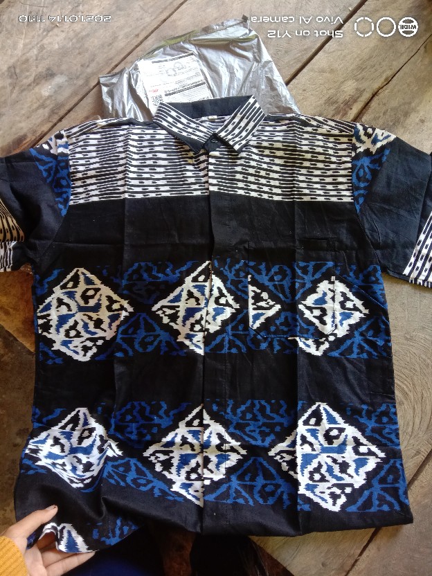 Maura Couple - Sania Ruffle Batik Couple Ori Ndoro Jowi Garansi Termurah Shopee - Kebaya Modern 2564