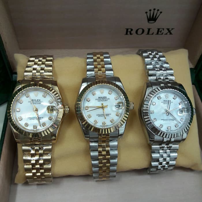 JAM TANGAN WANITA ROLEX OYSTER PERPETUAL DATEJUST AUTOMATIC  KW SUPER 1:2