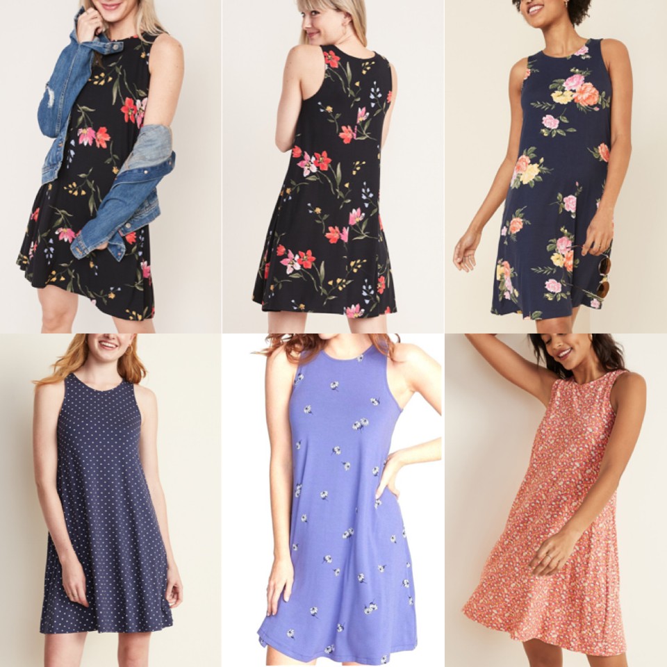 PROMO OLD NAVY SWING SLEEVELES DRES DRESS MURAH ORI