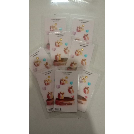 BABY GOLD THANKYOU 0.001 GRAM EMAS MINI LOGAM MULIA GIFT SERIES