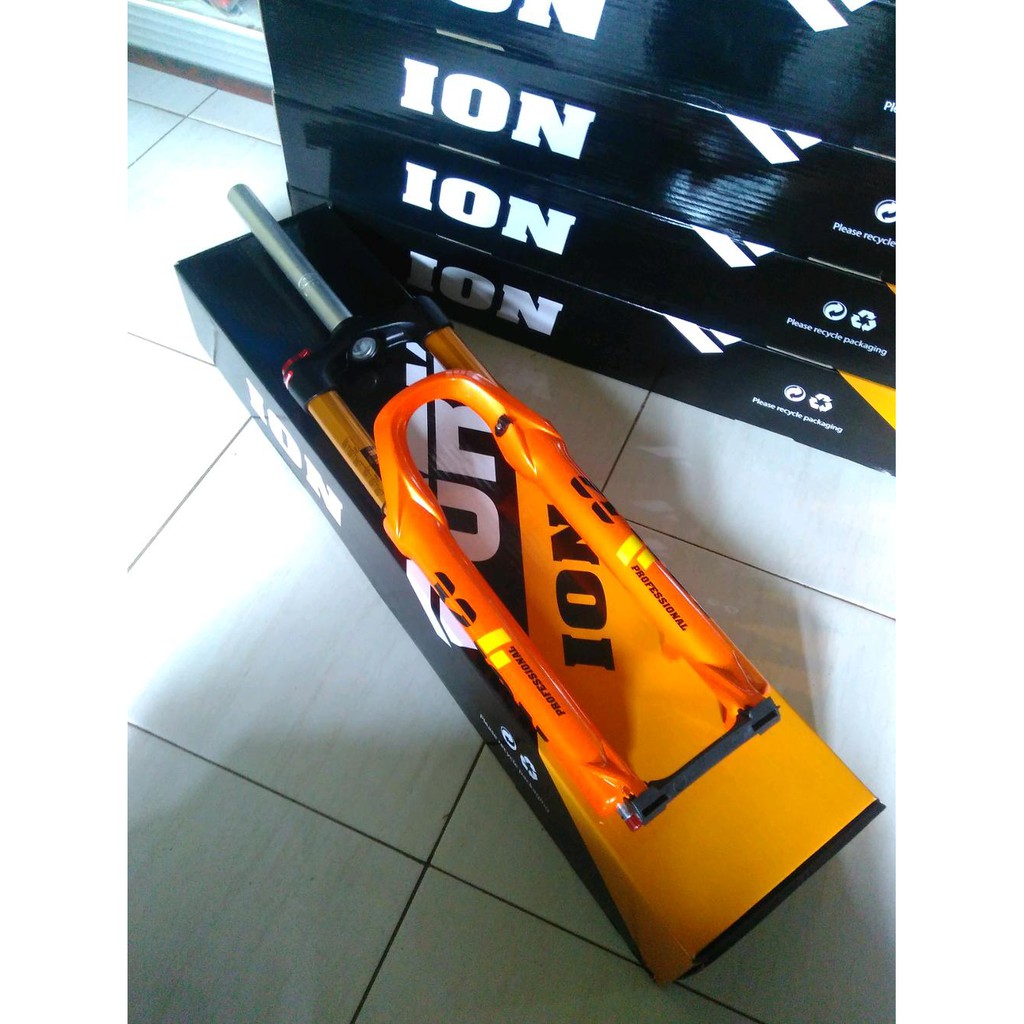 Fork ION Air UD32 2018 27.5 Inch Travel 120 QR Lock - Orange - Rebound - Mirip Fox