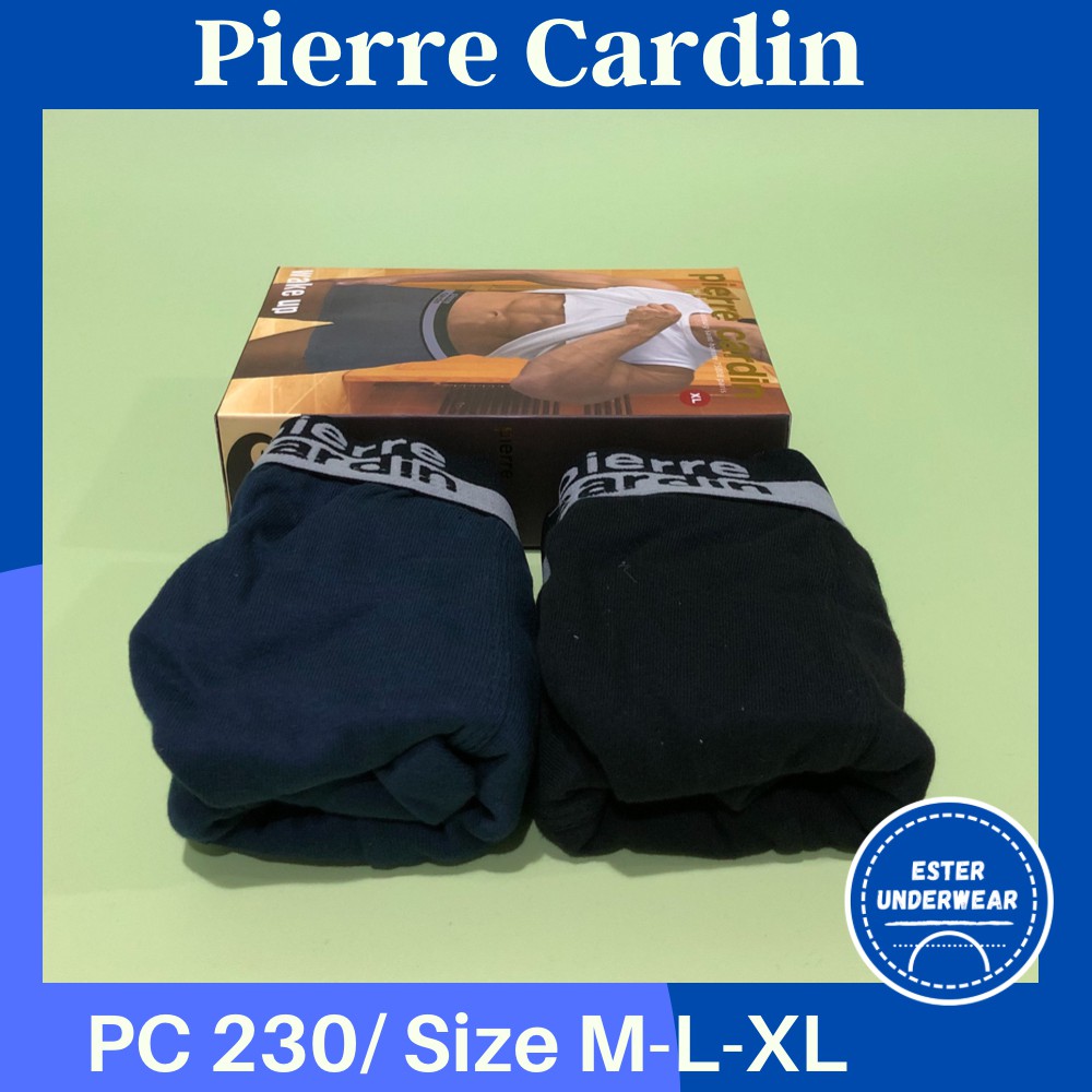 Celana Boxer Pria PIERRE CARDIN  PC 230 ISI-2 PCS harga terjangkau