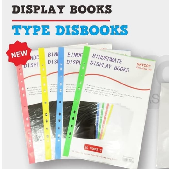 

PP Pocket /Display Book + Hardcover per Set isi 20