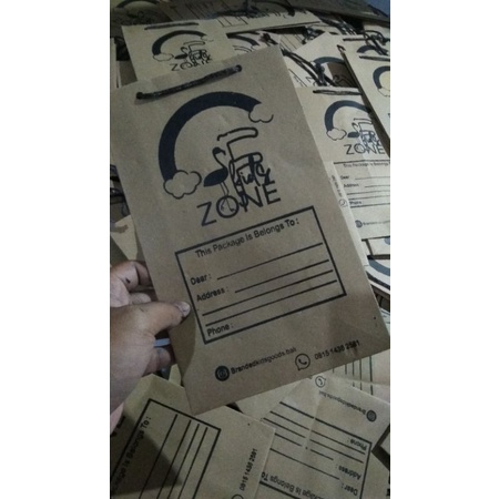 

Paperbag sablon custom ukuran PXLXT 14X25