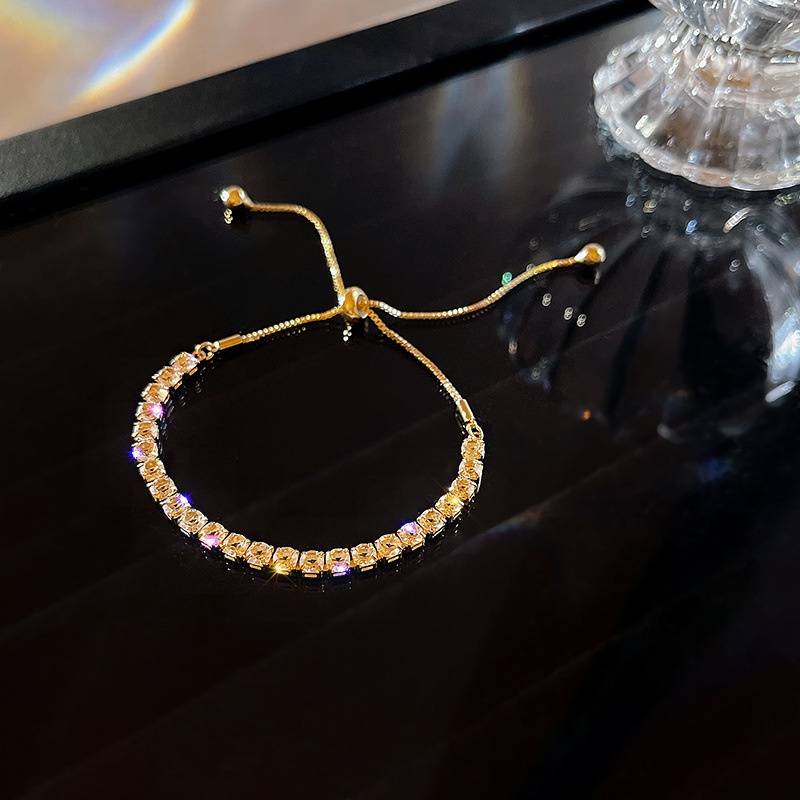 Shuling Super Cute Full Diamond Bracelet Female New Design High Sense Bracelets Fashion Adjustable Hand Jewelry