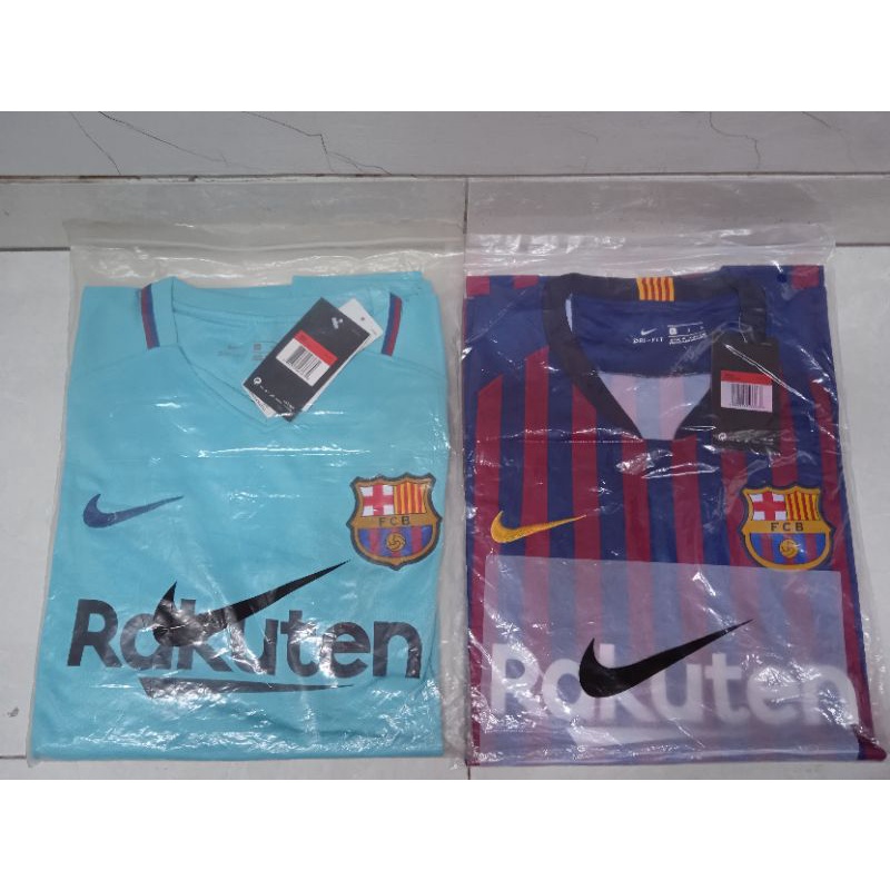 Barcelona Home 2018/19 & Barcelona Away 2017/18 Grade Ori Official