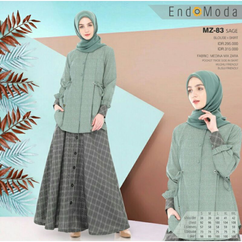 BLOUSE+SKIRT ENDOMODA MZ-83