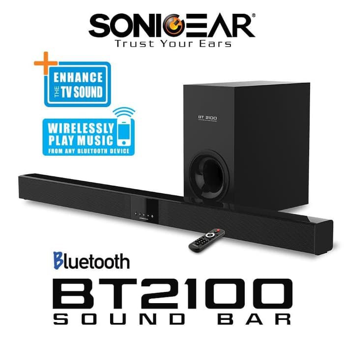 SPEAKER SONICGEAR BT 2100 BLUETOOTH SOUNDBAR WITH SUBWOOFER
