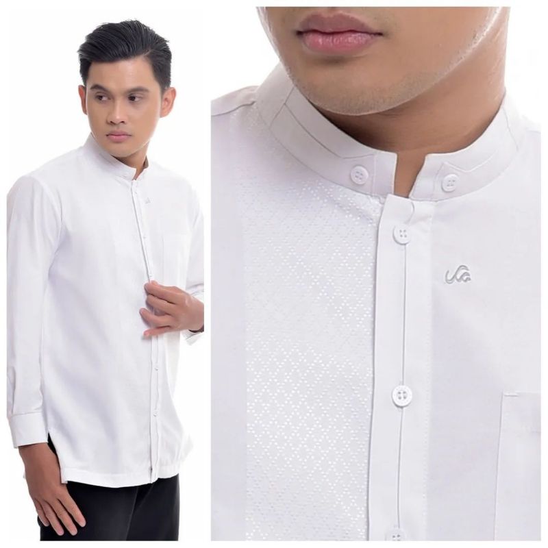 kemko wahab mst - baju koko rabbani lengan panjang - baju koko putih rabbani - baju koko lengan panj