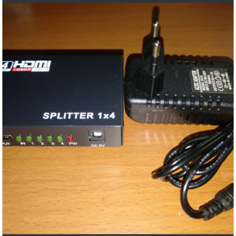 HDMI SPLITTER 4 PORT (1 INPUT 4 OUTPUT )