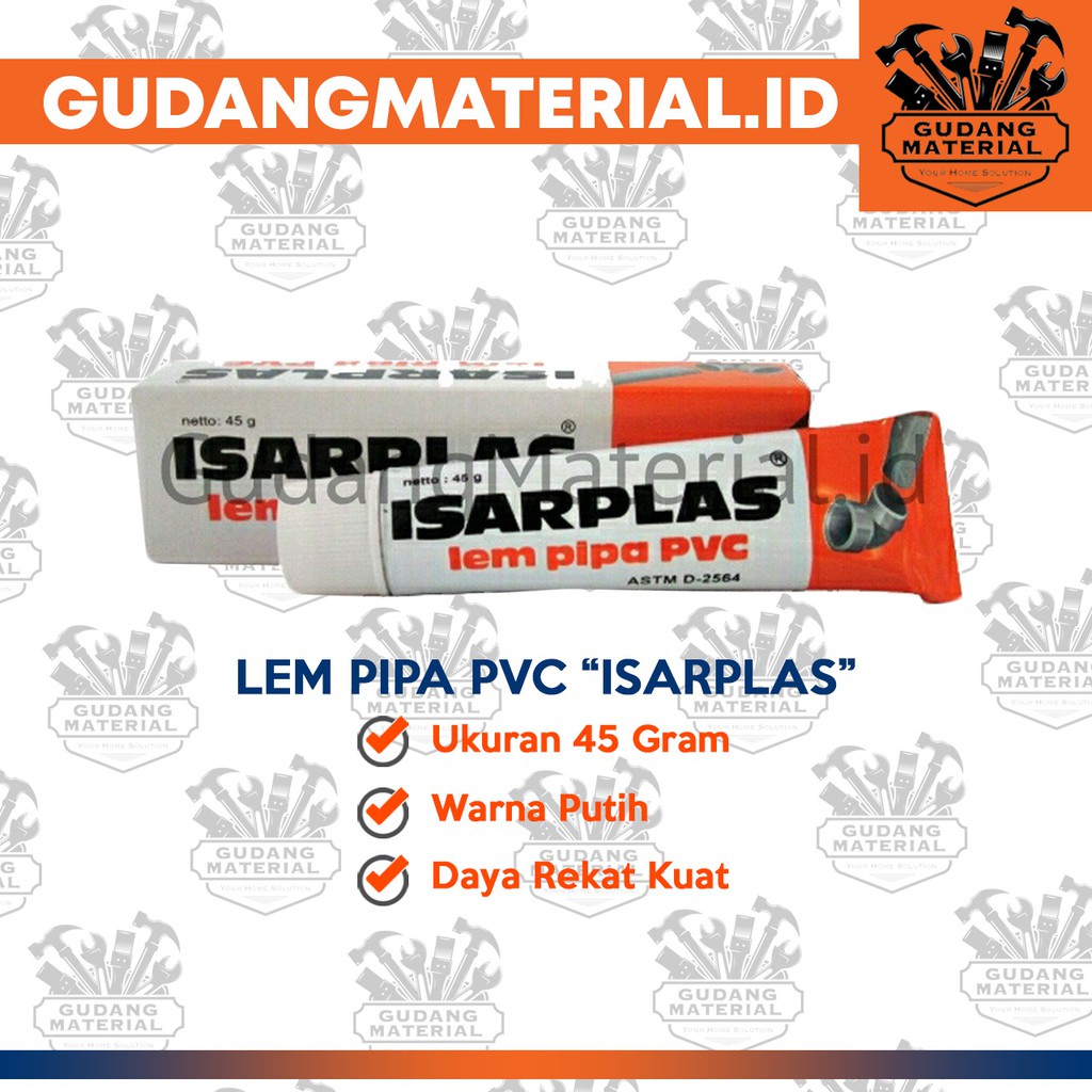 

Lem Pipa PVC ISARPLAS (LEM FOX) 45GRAM