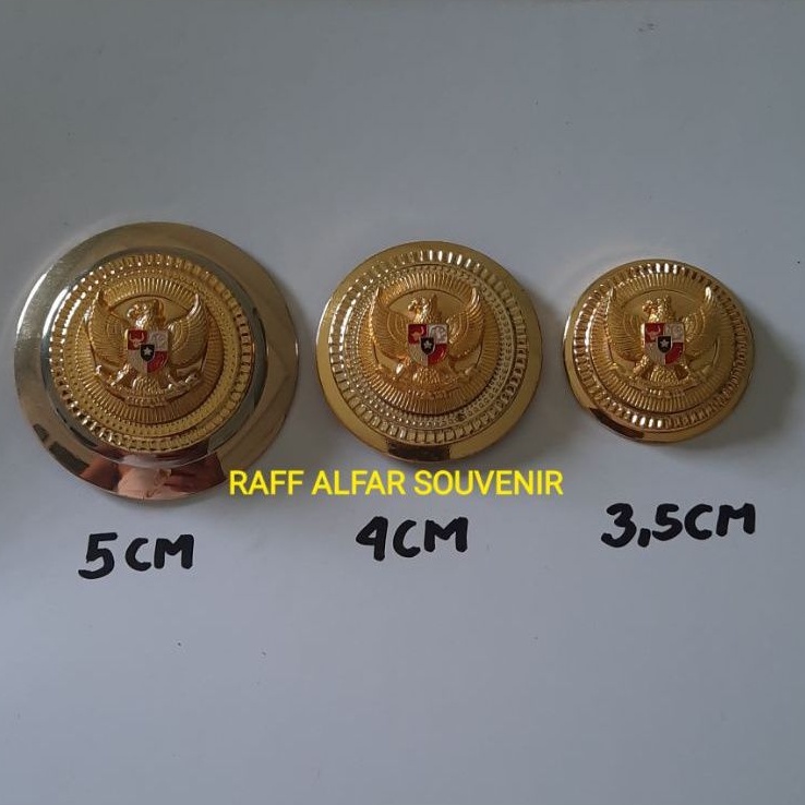 PIN GARUDA KADES/LURAH ~ JENGKOL KADES / LURAH ~ LENCANA PIN KEPALA DESA MODEL PREMIUM MAGNET 3 UKUR