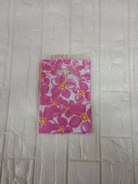 Kantong plastik pon motif campur ukuran 15x22 cm