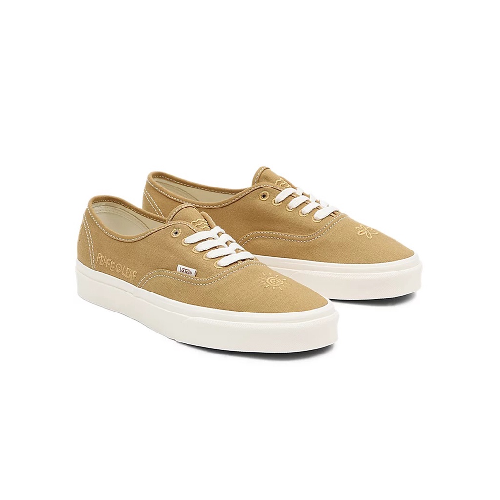 SEPATU VANS OFF THE WALL | AUTHENTIC ECO THEORY MUSTARD GOLD WHITE