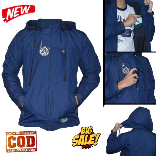 Terbaru !! Jaket Parasut Adventure Polos Anti Air Dan