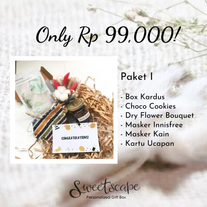 

Sale!!! Gift Box Package 58-Paket Hemat Hampers I-Hadiah Graduation-Ultah - Paling Dicari