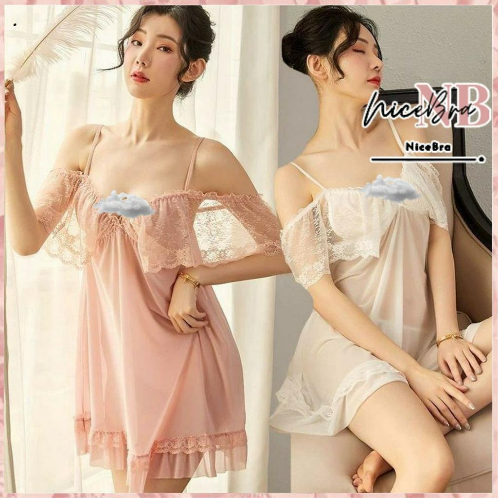 Nicebra Nightdress Wanita Model Raffles Allsize 3153