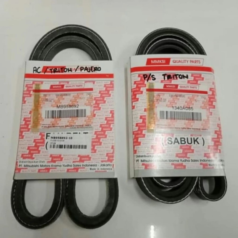 Fan belt Mitsubishi Pajero sport &amp; triton 2.5 ASLI 1SET