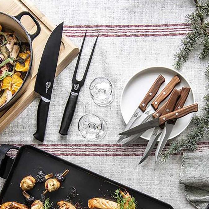 

GreenPan Set Meat Fork + Chef Knife Chop & Grill